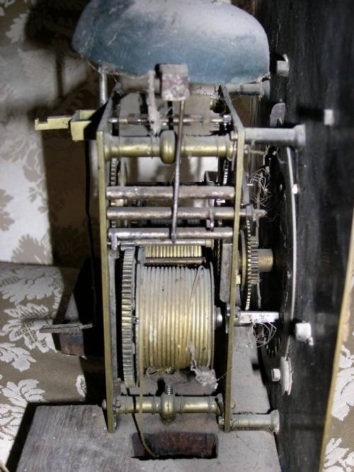 fig 1. Early 18th Cent Longcase Movement